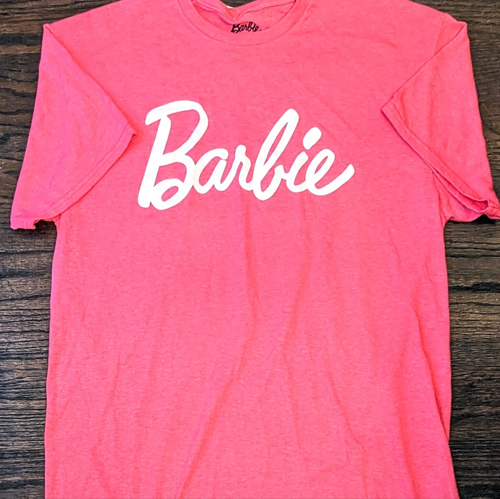 Barbie Pink Logo Short Sleeve Tee